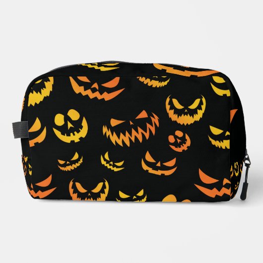 Kürbislaterne Pumpkin Face Waschbeutel (Vorderseite)