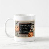Kürbislaterne Pumpkin Hexenkuchen Kaffeetasse (Links)