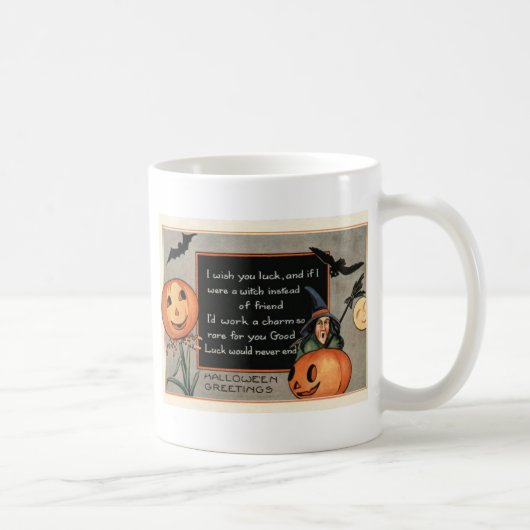Kürbislaterne Pumpkin Hexenkuchen Kaffeetasse (Rechts)