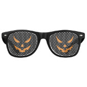 Kürbislaterne Pumpkin Orange & Black Halloween Partybrille (Vorderseite)