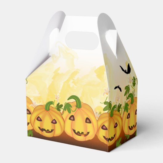 Kürbislaterne Pumpkin Patch Halloween-Party Geschenkschachtel (Rückseite)