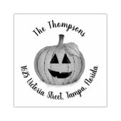 Kürbislaterne Pumpkin Patch Rubber Briefmarke Gummistempel (Prägung)