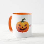Kürbislaterne Pumpkin Tasse (Vorderseite Links)