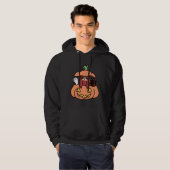 Kürbislaterne Sloth Hoodie (Vorne ganz)