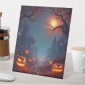 Kürbislaterne Sockelschild (In Situ)