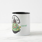 Kürbislaterne und Spuk Herrenhaus Tasse (Zentrum)