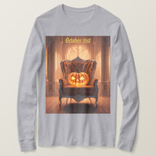 Kürbislaterne Velvet T - Shirt