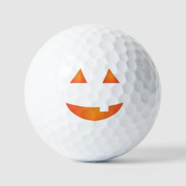 Kürbislaternen-Gesicht Golfball