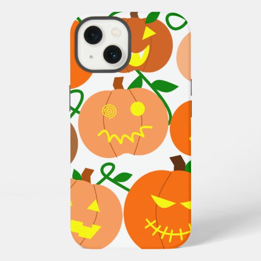 Kürbislaternen iPhone Hülle (Rückseite)