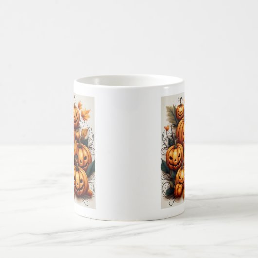 Kürbislaternen Kaffeetasse (Mittel)