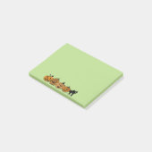 Kürbislaternen Post-it Klebezettel (angewinkelt)