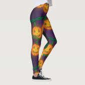 Kürbislaternenlichter Leggings (Rechts)