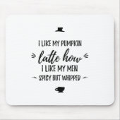 Kürbislatte scharf, aber lustig gepeitscht Ernteda Mousepad (Vorne)