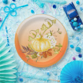 Kürbislicht Pappteller (Party)