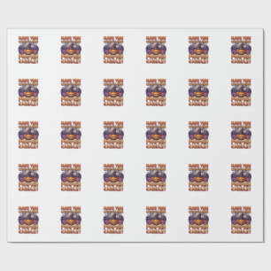 Kürbislieder Halloween Hexenhut Jack Lantern Ba Geschenkpapier