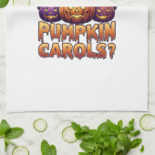 Kürbislieder Halloween Hexenhut Jack Lantern Ba Geschirrtuch (Gefaltet)
