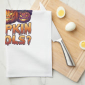 Kürbislieder Halloween Hexenhut Jack Lantern Ba Geschirrtuch (Viertel Falte)
