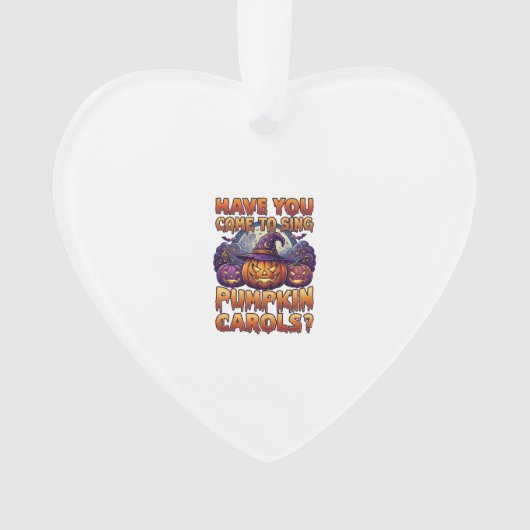 Kürbislieder Halloween Hexenhut Jack Lantern Ba Ornament (Vorderseite)