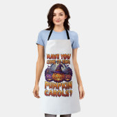 Kürbislieder Halloween Hexenhut Jack Lantern Ba Schürze (Getragen)