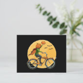 Kürbislieferung Postkarte (Stehend Vorderseite)