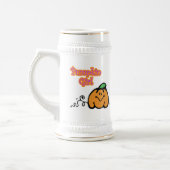 Kürbismädchen Bierglas (Links)