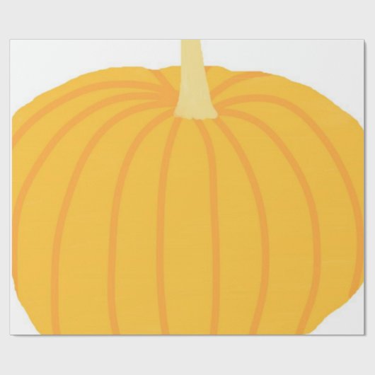 Kürbismalerei Geschenkpapier (Flach)