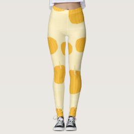 Kürbismalerei Leggings
