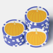 Kürbismalerei Pokerchips (Stapel)