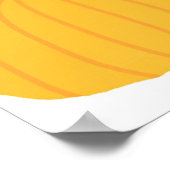 Kürbismalerei Poster (Ecke)