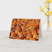 Kürbismanie Karte (Gelbe Blume)