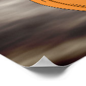 Kürbismann Halloween-Kunst Poster (Ecke)