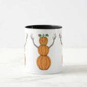 Kürbismann Halloween-Kunst Tasse (Zentrum)