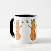 Kürbismann Halloween-Kunst Tasse (Vorderseite Links)