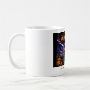Kürbismuskel ägyptischer Pharao Deadlift Halloween Kaffeetasse