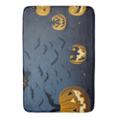 Kürbismuster Badematte (Vorderseite Vertikal)