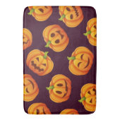 Kürbismuster Badematte (Vorderseite Vertikal)