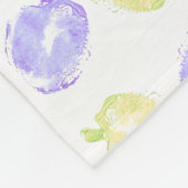 Kürbismuster-Briefmarke handgemalt Halloween-Muste Fleecedecke (Ecke)