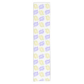 Kürbismuster-Briefmarke handgemalt Halloween-Muste Kurzer Tischläufer (Vorderseite)