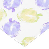 Kürbismuster-Briefmarke handgemalt Halloween-Muste Kurzer Tischläufer (Ecke)