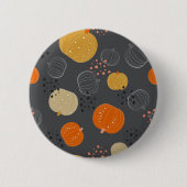 Kürbismuster Button (Vorderseite)