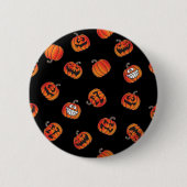 Kürbismuster Button (Vorderseite)