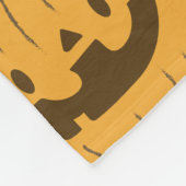 Kürbismuster Fleecedecke (Ecke)