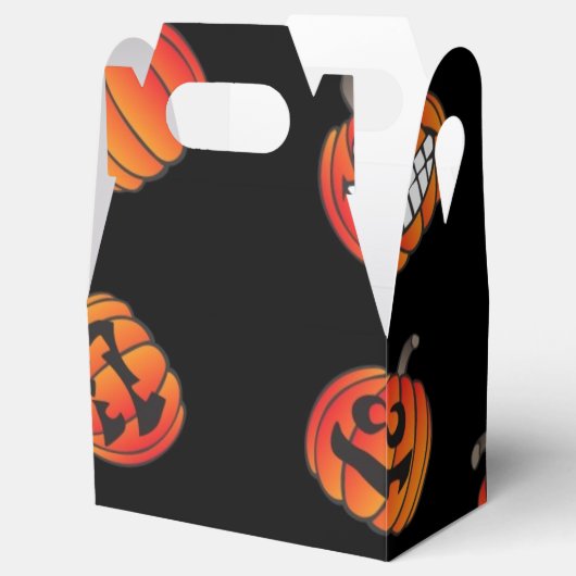 Kürbismuster Geschenkschachtel (Geöffnet)