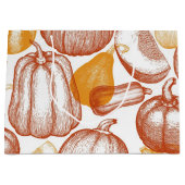 Kürbismuster Große Geschenktüte (Vorderseite)