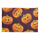 Kürbismuster Kissenbezug (Rückseite)