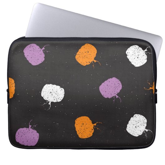 Kürbismuster Laptopschutzhülle (Vorderseite)