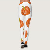 Kürbismuster Leggings (Rückseite)