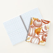 Kürbismuster Notizblock (Innenseite)