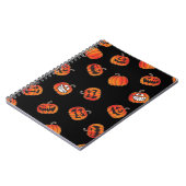 Kürbismuster Notizblock (Linke Seite)