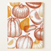 Kürbismuster Planer (Rückseite)